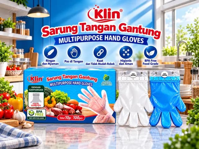 Foto Sarung Tangan Klin (Dengan Gantungan)